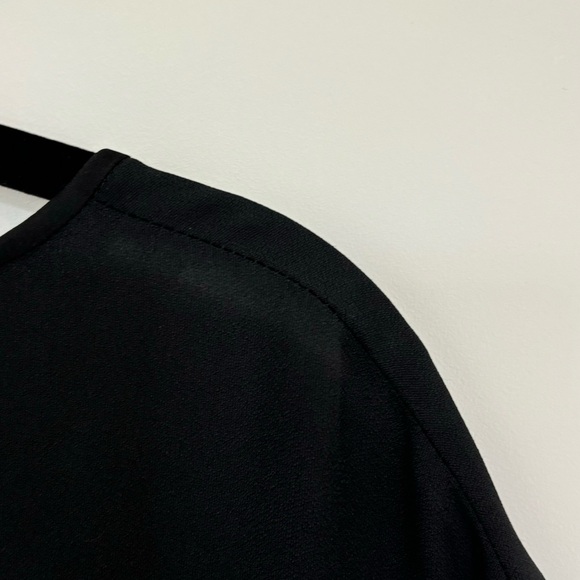 DVF Asymmetrical Black Dress - Picture 7 of 7